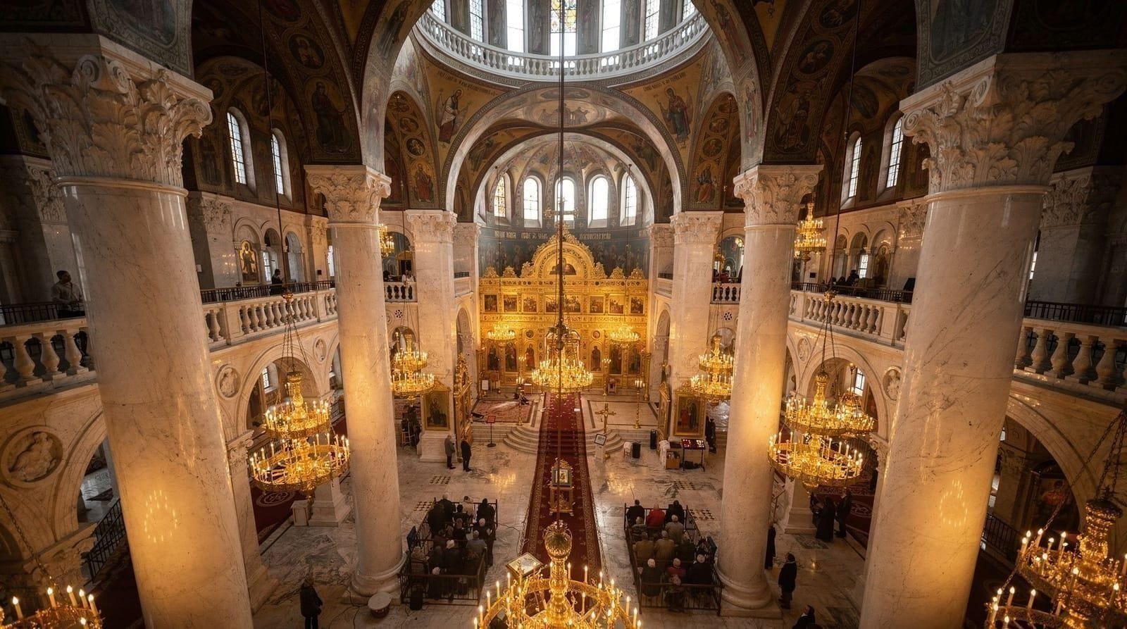 Sofia from the Top and Alexander Nevski Cathedral