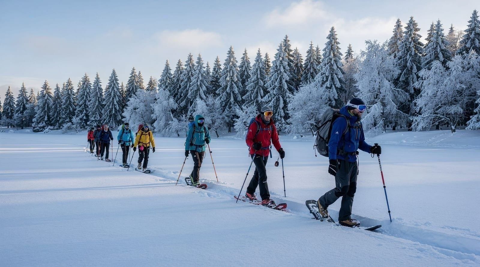 Sofia: Seven Rila Lakes Snowshoe Walk & Thermal Spring Pools